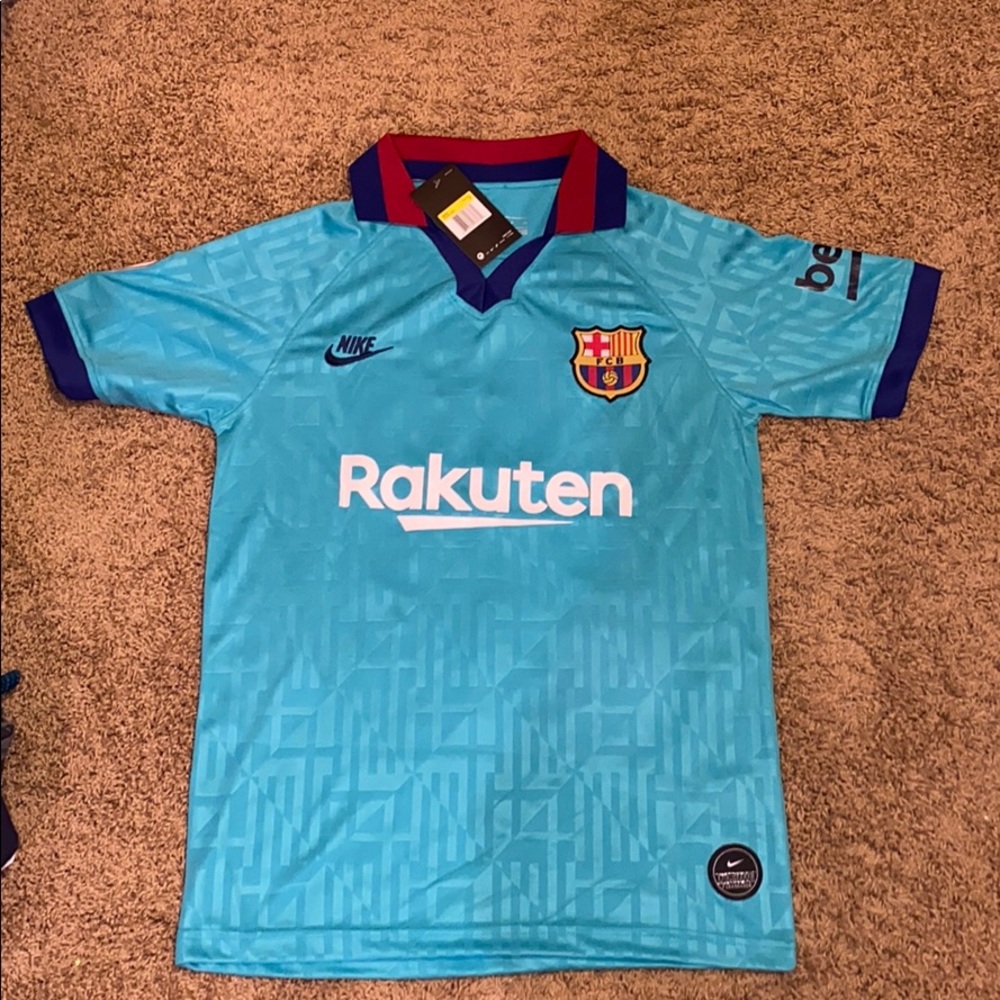 Nike brand Barcelona FC soccer jersey